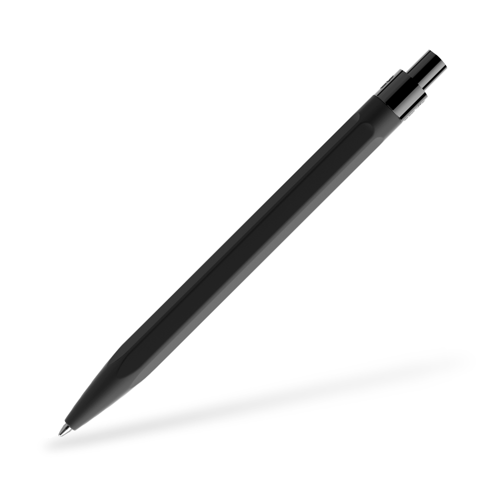 prodir QS50 Softtouch Kugelschreiber Frontansicht Schwarz R75