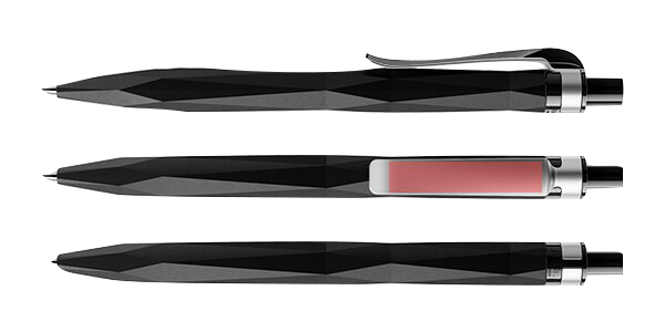 prodir QS20 Kugelschreiber Matt Metallclip Gravurbereiche