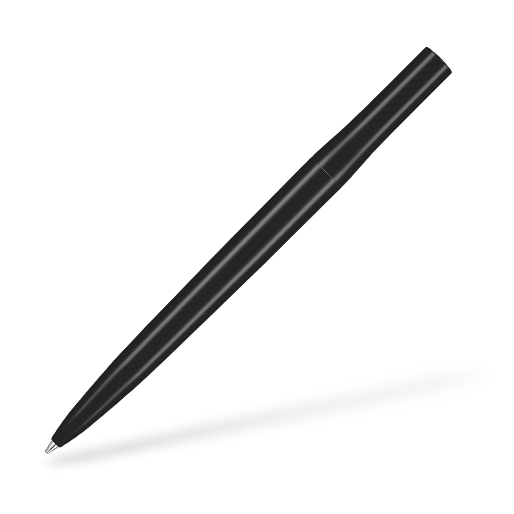 0-2240 PET PEN Switch Kugelschreiber Frontansicht Schwarz