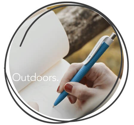 prodir QS01 matt Kugelschreiber blau schreiben Haptik