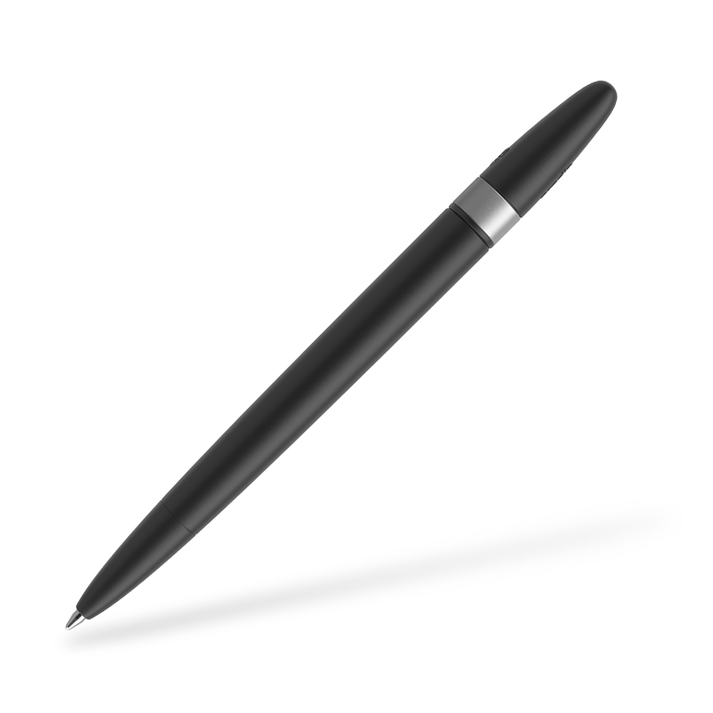 prodir DS5 Matt Kugelschreiber Metallclip Frontansicht Schwarz M75