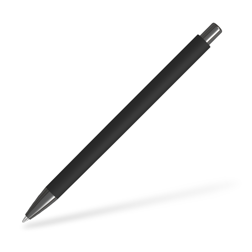 UMA Ellipse GUM 0-9450-GUM Kugelschreiber Frontansicht Schwarz