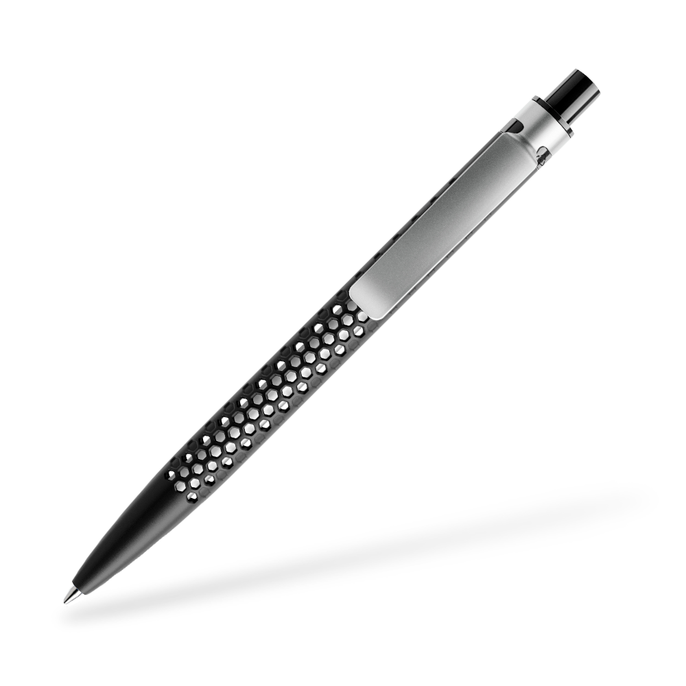 prodir QS40 Air Kugelschreiber Matt Metallclip Clipansicht Schwarz M75