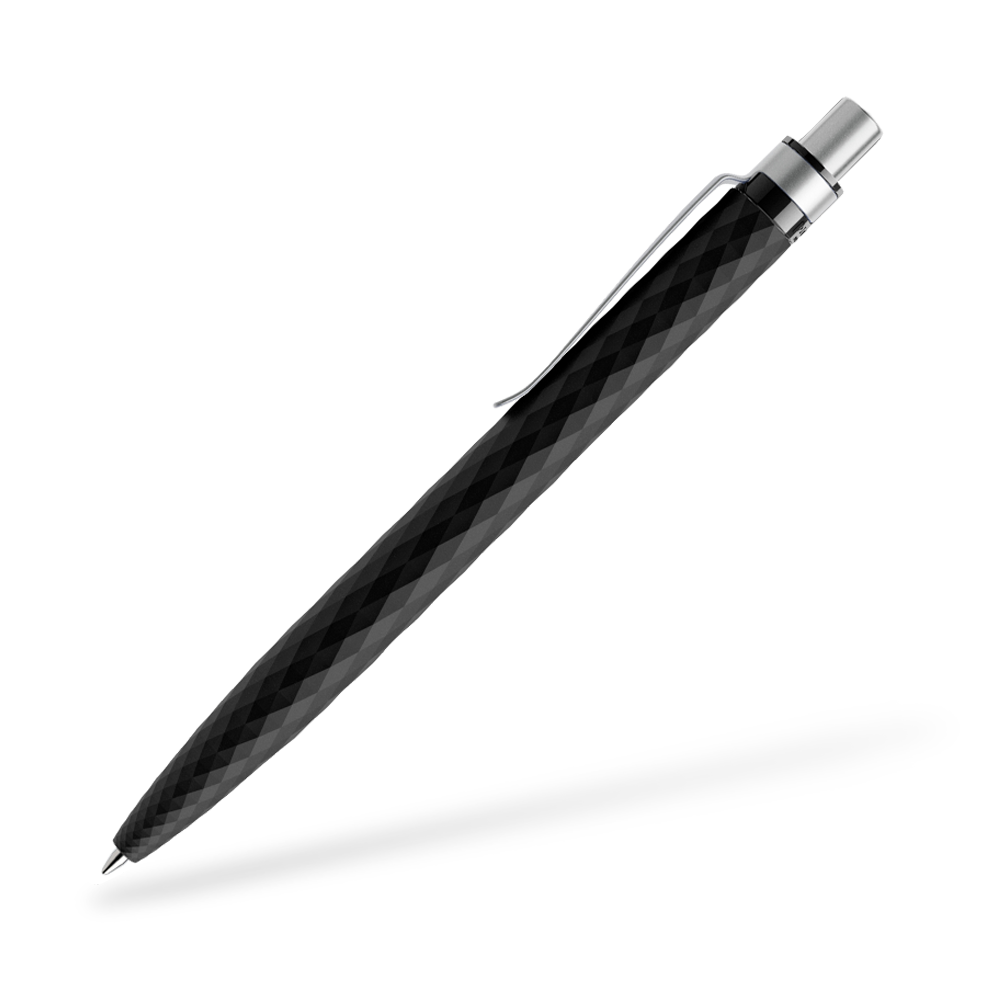 prodir QS01 Stone Kugelschreiber Metallclip Seitenansicht Carbon Q80