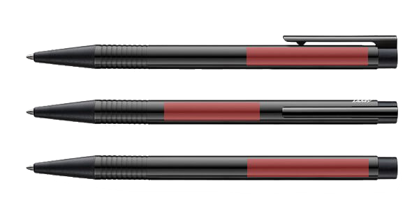 LAMY logo 208 black Kugelschreiber Druckbereiche