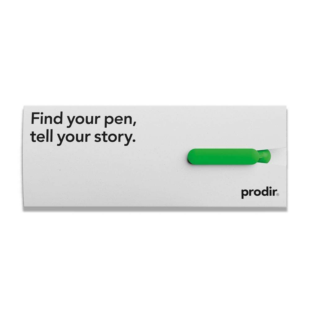 prodir PS0 Kugelschreiber Einzelverpackung Stecketui PS0 Draufsicht