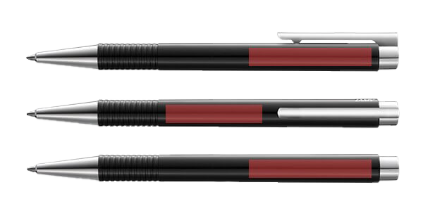 LAMY logo 204 M plus Kugelschreiber Schwarz Durckbereiche