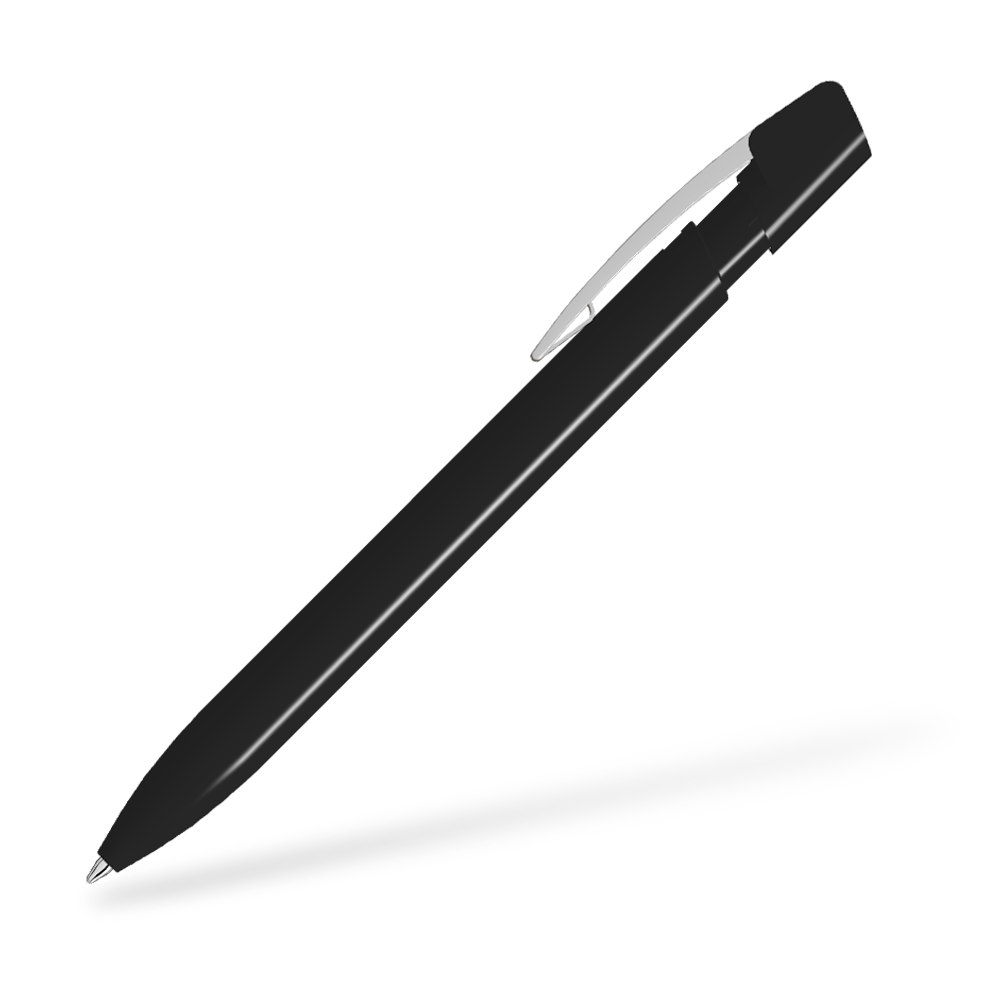 UMA SKY M 0-0125-M Kugelschreiber Seitenansicht Schwarz-Schwarz