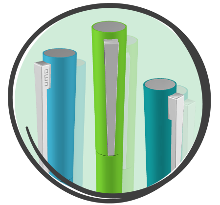 0-9610-GUM UMA BRUSH GUM Kugelschreiber Kappe