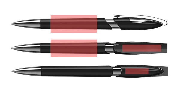 Klio-Eterna Rodeo highgloss MMn Schwarz Druckbereiche