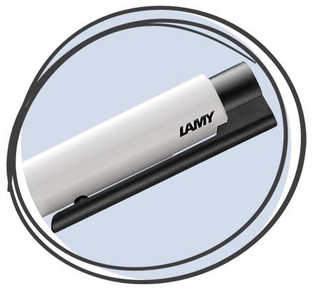 LAMY logo 272 Drücker Nahaufnahme