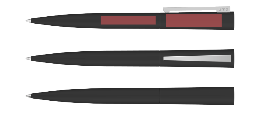 0-9610-GUM UMA BRUSH GUM Kugelschreiber Gravurbereiche