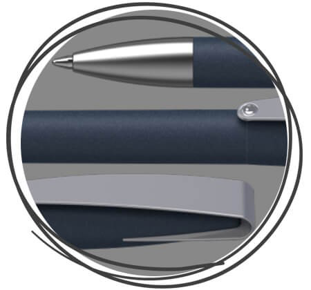 Klio-Eterna Cobra Softgrip MMs Blau Close-Up